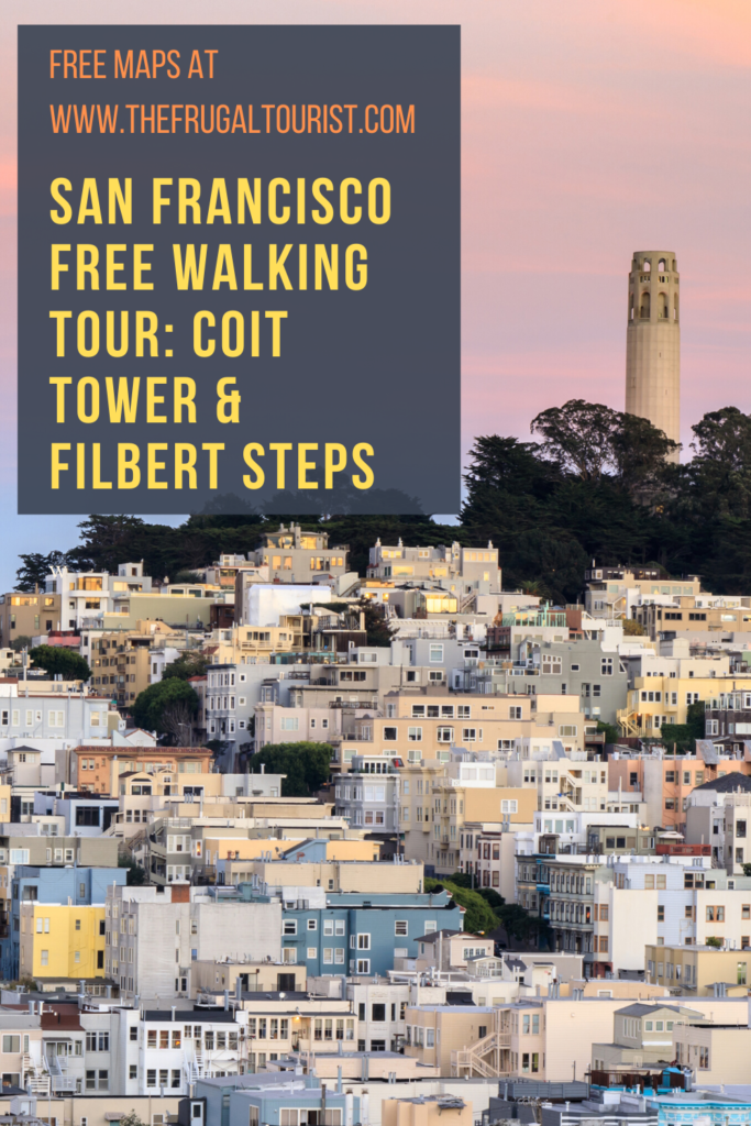 san francisco walking tour secret stairways coit tower telegraph hill and filbert steps 