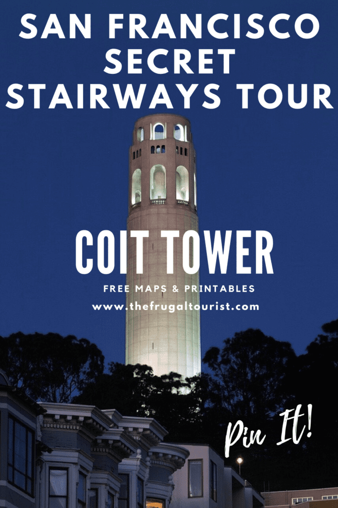 San Francisco Stairway Tours : coit tower, north beach, filbert steps, and telegraph hill.