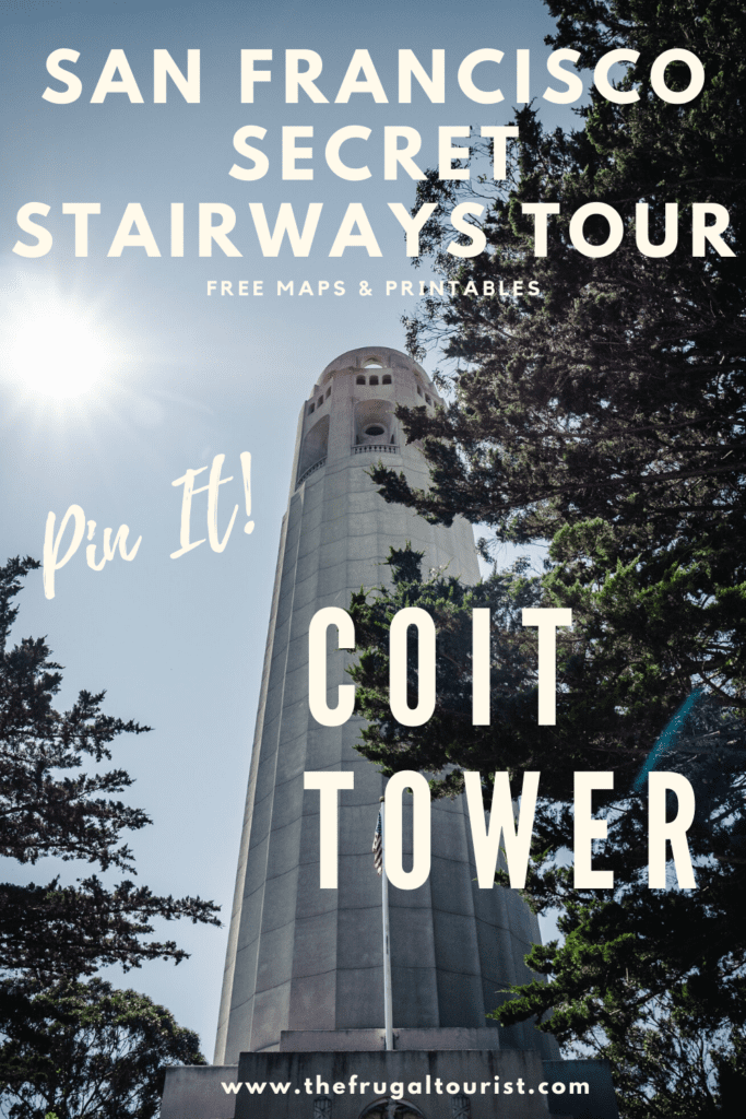 San Francisco Stairway Tours : coit tower, north beach, filbert steps, and telegraph hill.