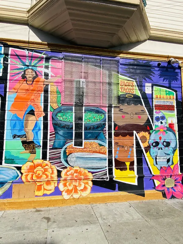SAN FRANCISCO STREET ART WALKING TOUR: MISSION MURALS (once upon a time in the mission)