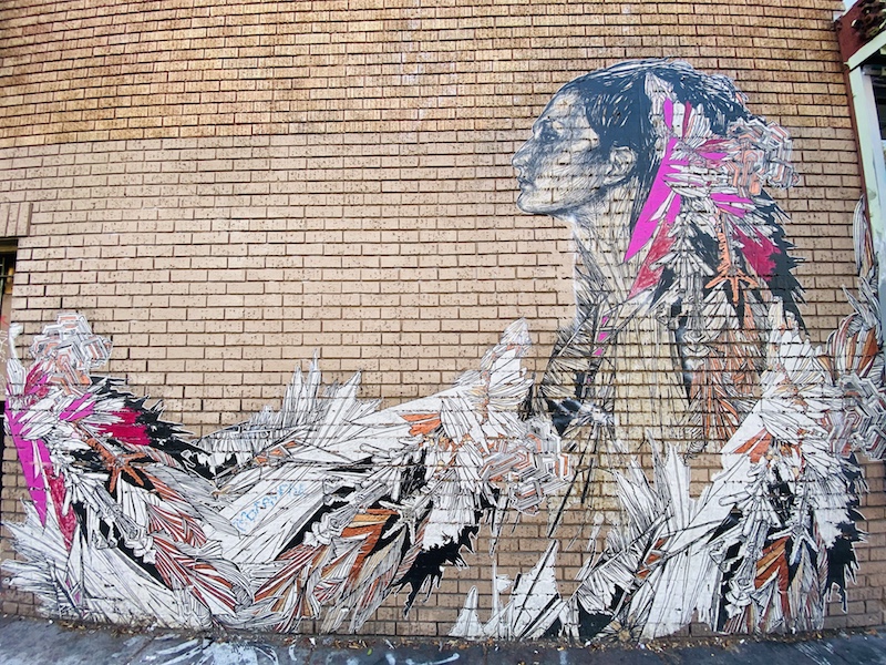 SAN FRANCISCO'S BEST STREET ART: MISSION  MURALS (Swoon’s Olivia Mural)