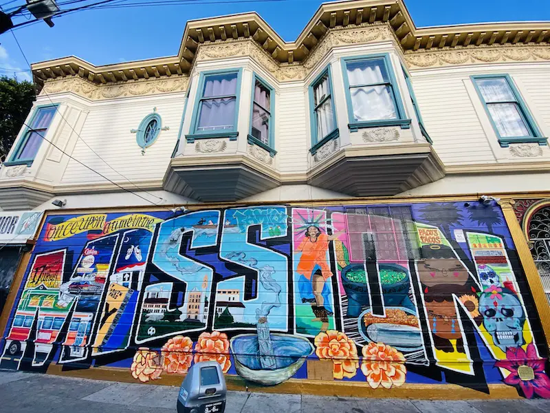 SAN FRANCISCO STREET ART WALKING TOUR: MISSION MURALS: Once Upon A Time In the Mission District 