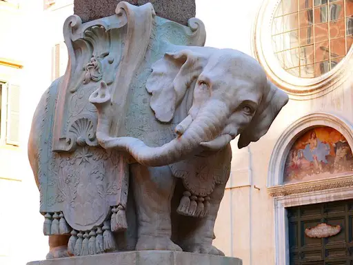WALKING TOUR: ROME'S ULTIMATE 10 BEST WALKING TOUR:  Bernini’s Elephant Sculpture