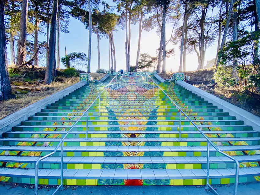 Land’s End:The Best Urban Hike in San Francisco. Lincoln Park Steps
