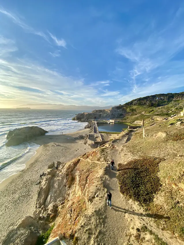 Land’s End:The Best Urban Hike in San Francisco. Cifff House and Sutro Baths Ruins 