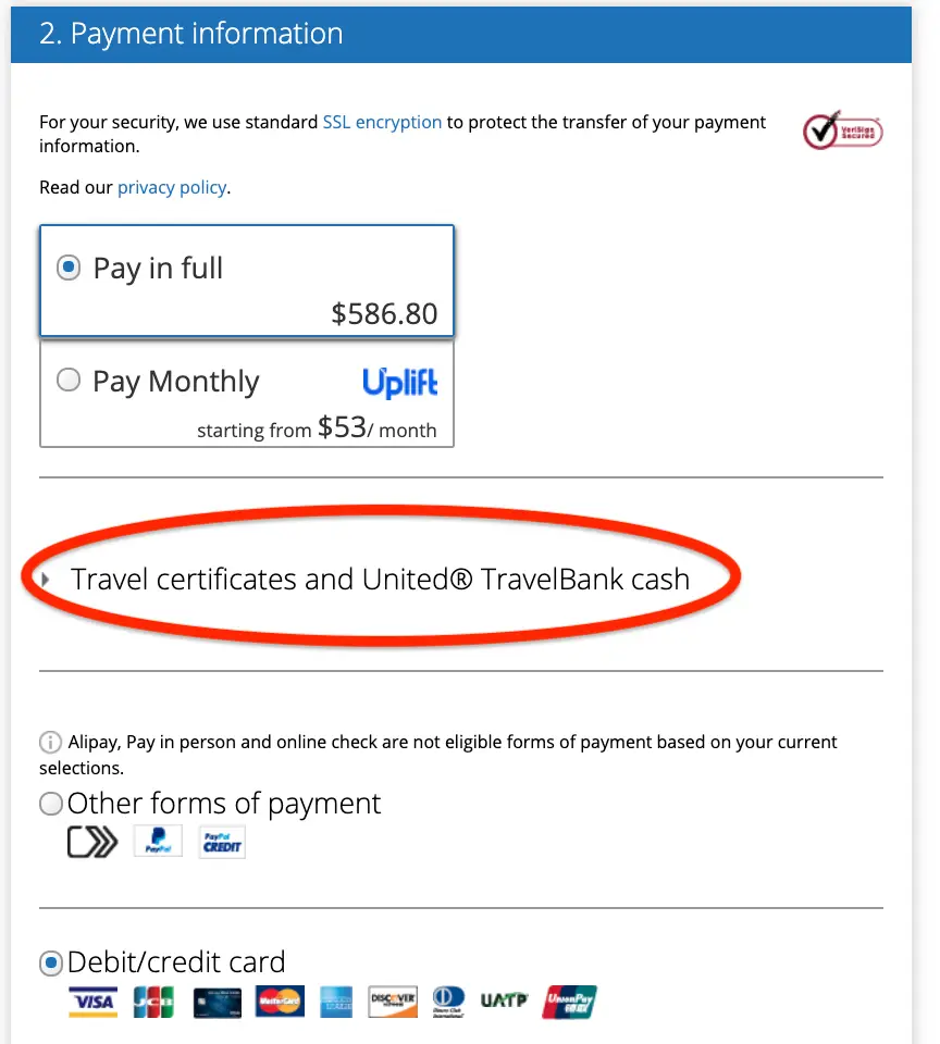 use united travel bank for seat upgrade