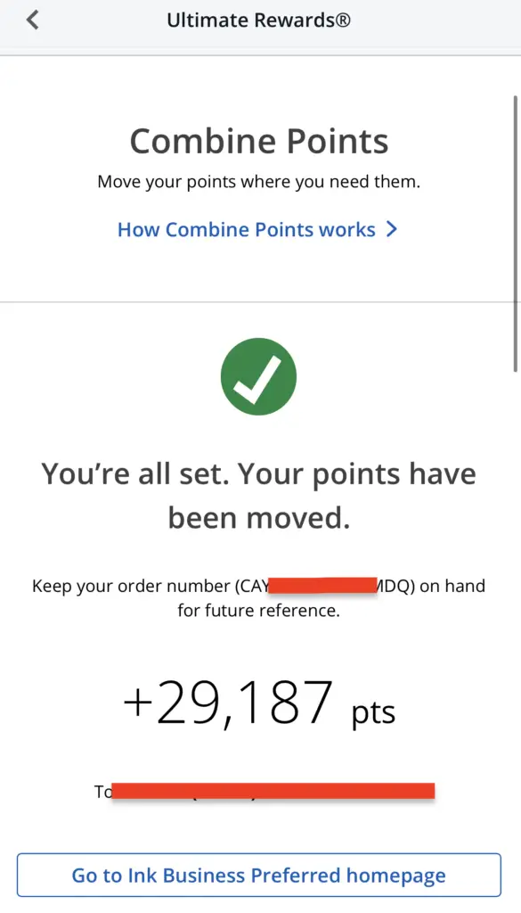 How to Combine Chase Ultimate Rewards Points Between Accounts