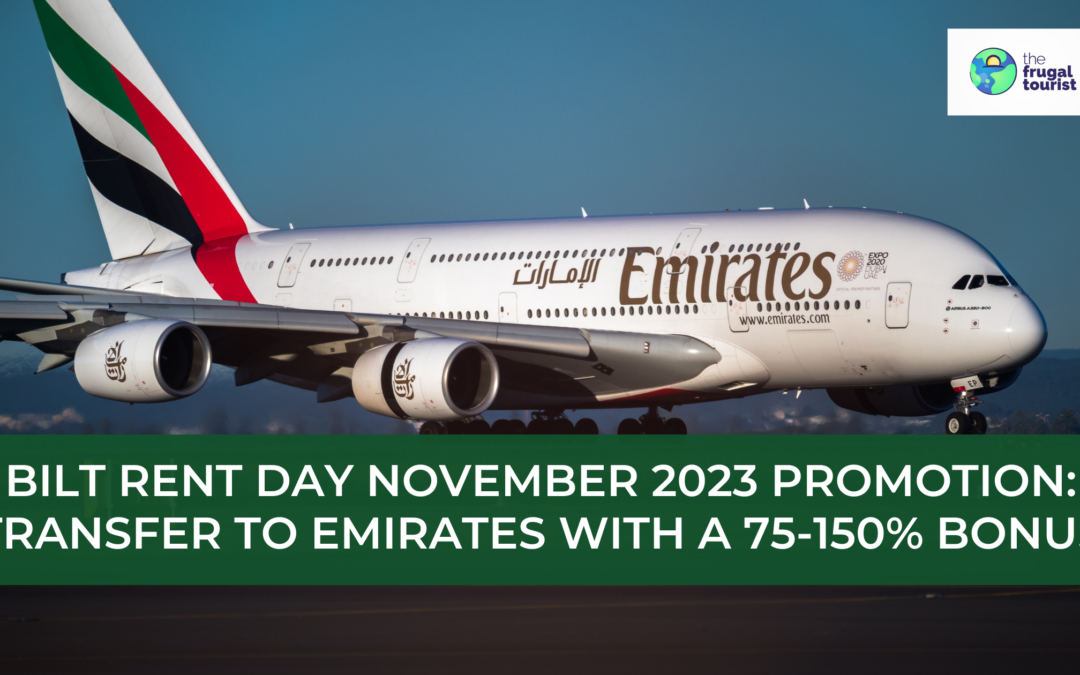 Bilt Rent Day November 2023 Promo: Transfer to Emirates with a 75-150% Bonus