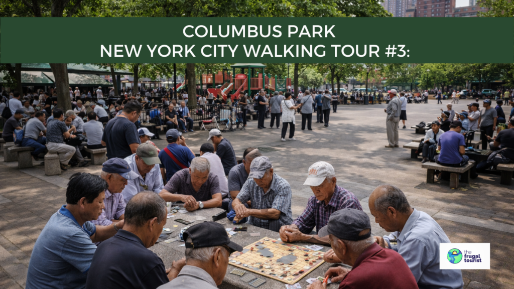 Columbus Park in China Town in New York City