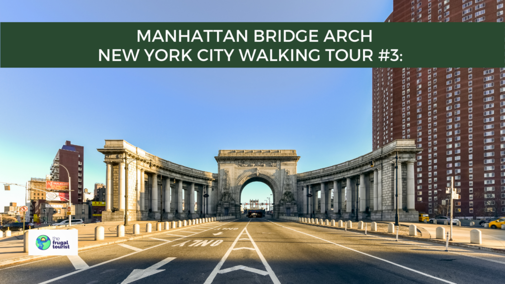 Manhattan Bridge Arch in  New York City