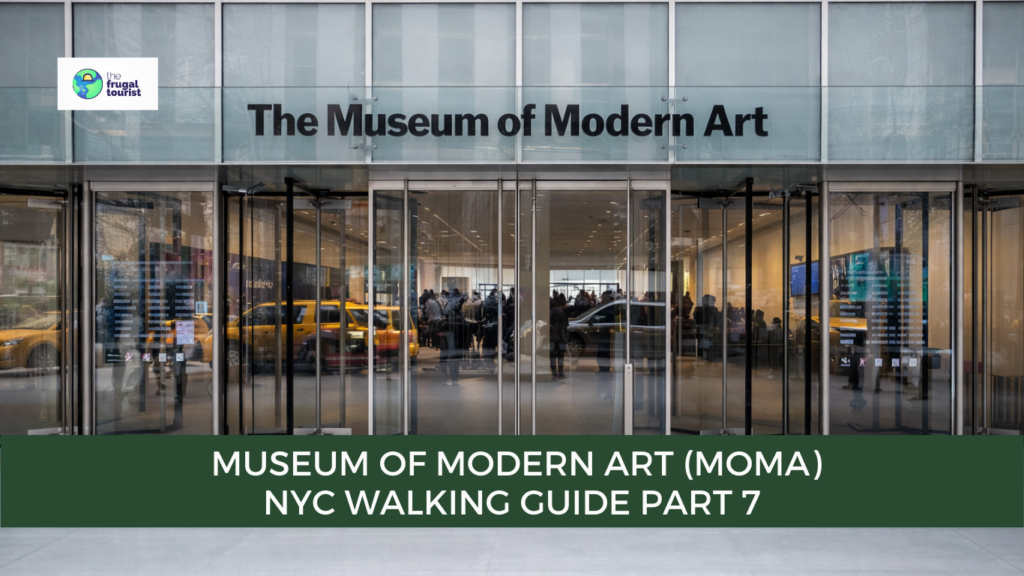 The modern exterior architecture of the Museum of Modern Art
